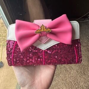Loungefly sleeping beauty sequin wallet